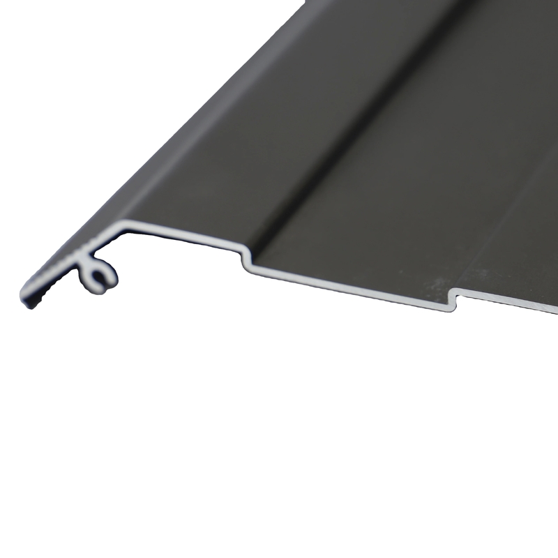 Perfis de extrusão de alumínio anodizado preto de tamanho personalizado para alojamento de alto-falantes de energia