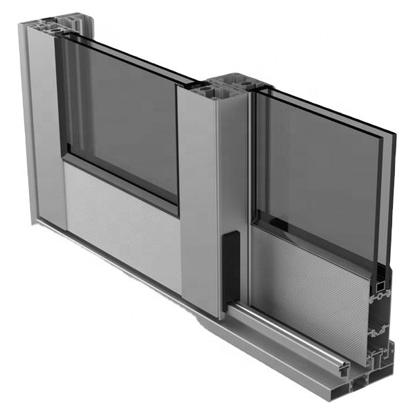 0.8mm-2.0mm espessura Moinho de acabamento 6063 Custom Alumínio perfil para portas e janelas
