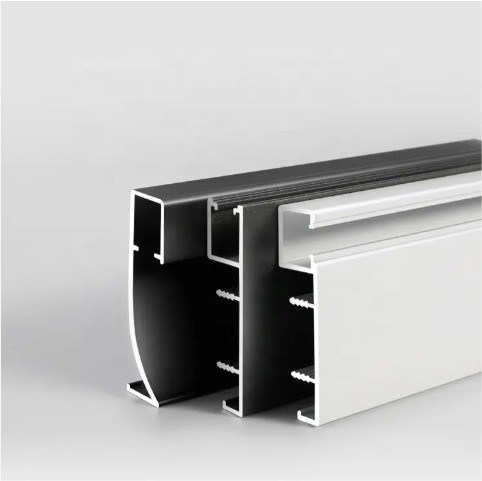 Tabuleiro de camisetas de perfil de alumínio LED para cozinha Baseboard 6063-T5 Quadro de alumínio para casa
