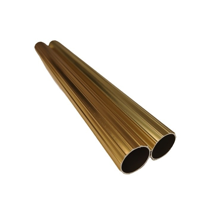Tubos de alumínio 6061 6063 de dureza personalizada para decoração anodizada de janelas e portas