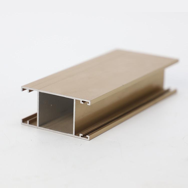 Perfil de alumínio anodizado de cor personalizada para processo profundo e corte CNC de precisão